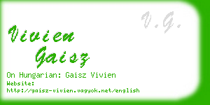vivien gaisz business card